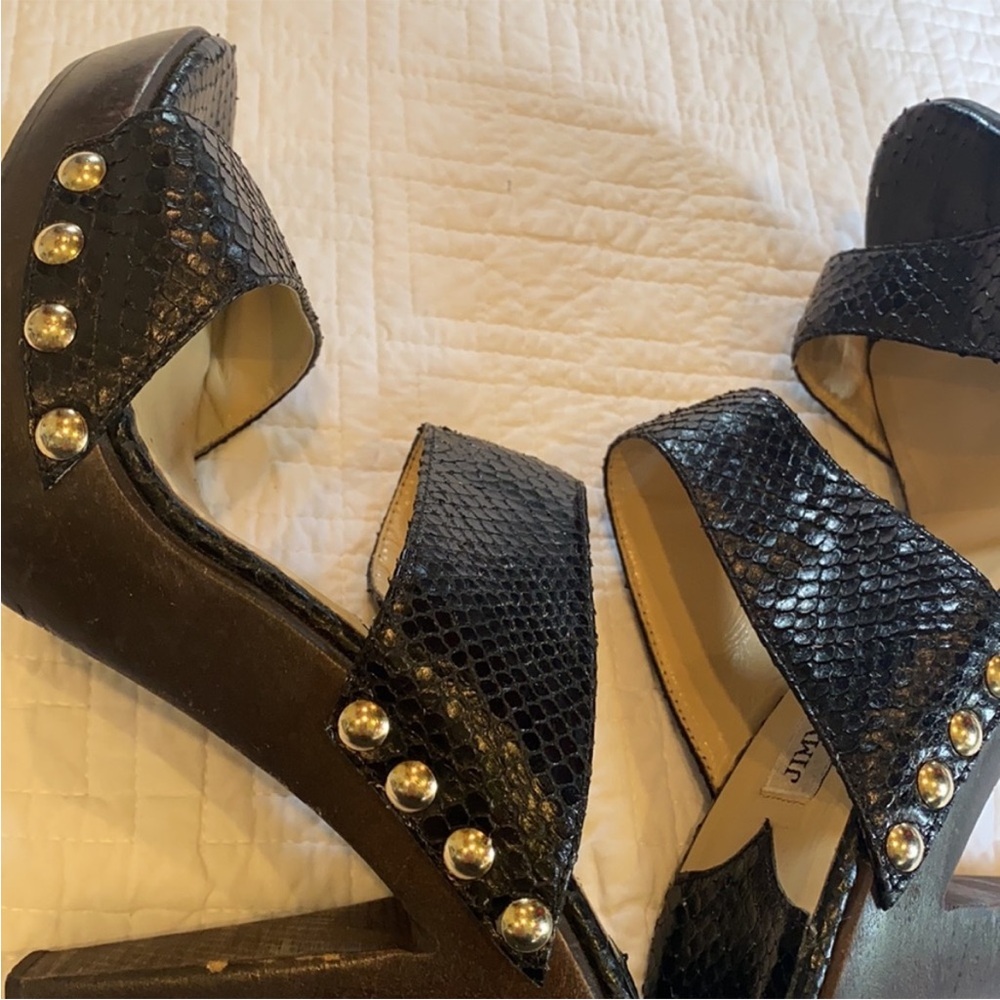 Jimmy Choo authentic snakeskin with studs - Picture 9 of 12